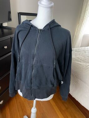 JoyLab Black Sweatshirt with Purple Logo Tag